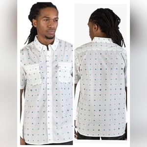 M348) Levi's Men's Draper Button down Short Sleeve Shirt Size XXL